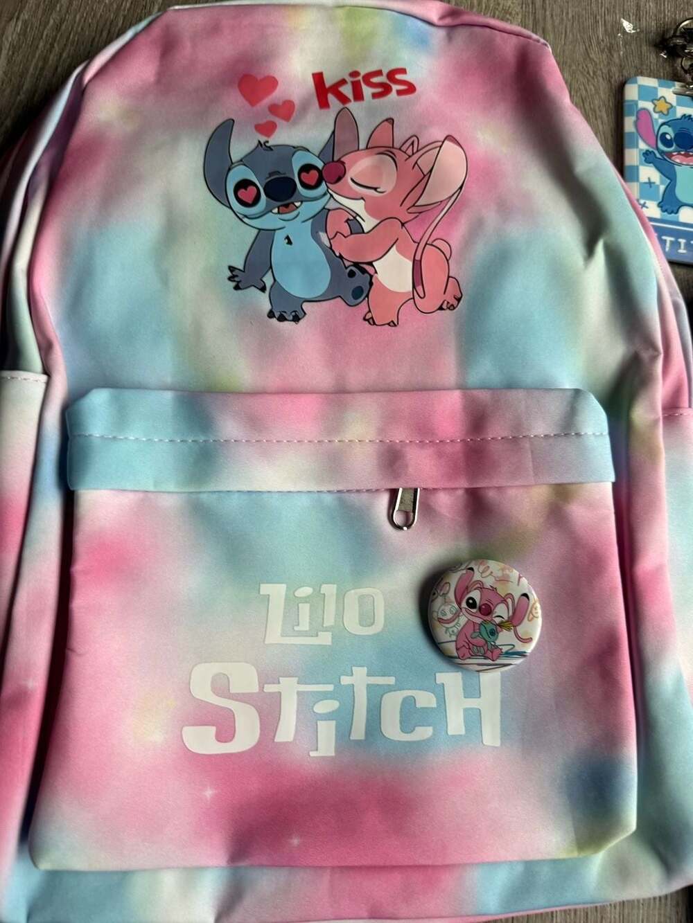 Disney Lilo And Stitch Tie Dye Backpack Set